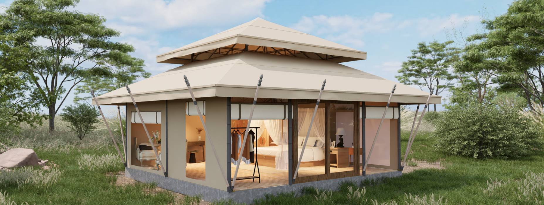 和布克赛尔户外野奢帐篷